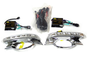 DAYTIME RUNNING LIGHTS MERCEDES C CLASS W204 FOR NON AMG FRONT BUMPER (PAIR) - 1672388, 0001672388