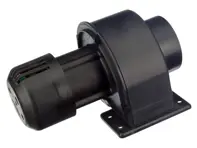 Footwell heater blower, Left. Porsche 911 1983-89 - 91162404302, 91162404301, 91162404300, 91162404402, 91162404401, 91162404400 - URO-016347, URO-016348