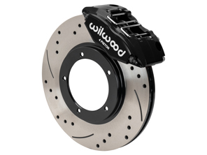 Front brake Powerlite caliper and rotor kit with vented, drilled and slotted discs. Porsche 911 1969-73 Wilwood - 477405083D, 477405083A, 91135104120, 90135104116, 91135190700, 91135190800, 90135197510, 90135197610, 91135193500, 91135193600 - 140-16946-D, 140-16946-DR, 140-16946-DY