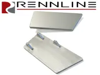 Rennline Aluminium Interior Door Handle Set. PLAIN. Porsche 911/912/930 / 964 - DH02