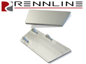 Rennline Aluminium Interior Door Handle Set. PLAIN. Porsche 911/912/930 / 964 - DH02
