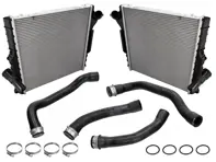 Radiators and pipes replacement kit for 991.2 / 982 Boxster / 982C Cayman - 9P1121251, 9P1121252, 9P1121623, 9P1121624, 9P1121611, 9P1121612, 99951249900, 99610680102