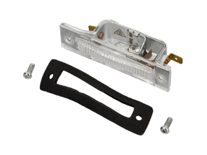 Number plate light. Porsche 911 / 914 - 90163160101, 90163160100, 477943021A, 477943023
