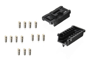 Connector housing with pins for Porsche 911, 914/4, 924 S, 928, 964 and 968 - 91161211502