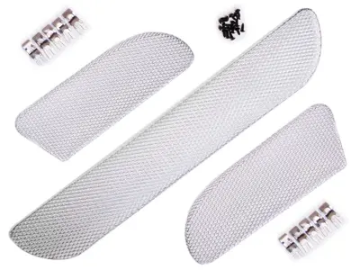 Rennline  Front Bumper Wire Mesh Grill Kit (Outer Grill Kit). Porsche 981 Cayman/S - E158.159, E158159