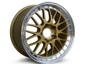 19' Style 500 Split Rim Look GOLD Alloy wheels for Porsche Cars