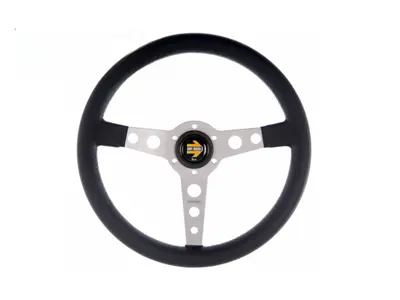 Steering wheel prototipo - silver / black leather- Momo - M11111525111R