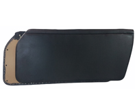 Door panel set, Leather. Porsche 914 - 91455501711702, 91455501711, 91455528315