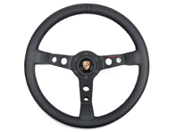 Porsche Classic performance steering wheel, black stitching. Porsche 911 / 914 / 924 / 928 / 944 / 968 / 964 / 993 / 996 / 986 Boxster - PCG34708410, PCG34790100