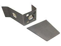 Door hinge mount, upper with reinforcing plate. Porsche 356 PRE-A - 35649712, 35649711