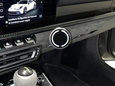 Smartphone holder / charger, for the Glovebox. Porsche 992