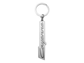Porsche Key Ring With Cayenne Lettering, Silver. - WAP0500370SCYE
