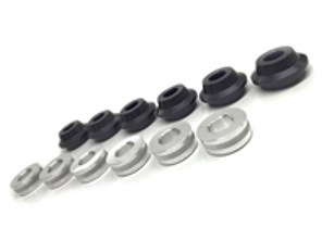 Rear axle solid bushing set. Porsche 996 - 99633105101, 99633105500, 99633105501, 99633105201, 99633105600, 99633105601