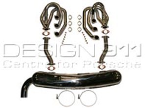 Exhaust system, Sport, Stainless Steel. Porsche 911 63-73 - 1620800510, 92.292S, 92292S