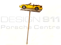 Stick Pin 'Porsche 911 Carrera Cabriolet' Yellow