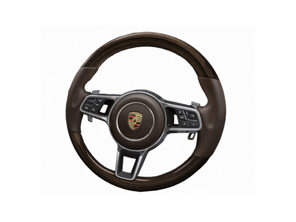 Multi-function sports steering in Paldao. Porsche 971 Panamera 2017>> - 971044401, 971044401A34, 971044401OE5, 9710444019J9, 971044401OK6, 9710444018U7