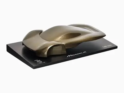Mission X Hypercar Sculpture - 75 Years of Porsche Collection. Limited Edition