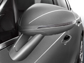 SportDesign Exterior Mirror With V-shaped Mirror Base. Porsche 95B Macan / Macan II (RHD) - 95B04480061, 95B04480062, 95B04480063, 95B04480076, 95B04480077, 95B04480080, 95B04480081