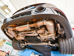 Sports exhaust 200 cell catalytic converters Porsche 992 turbo and turbo S with GPF - TSPO992C20.303.A
