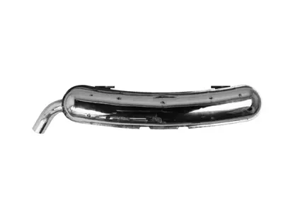 Exhaust muffler / silencer rear box. With TÜV/EEC approval. Porsche 911 1974-83 (2 In / 1 Out) - 1620608400, 92.211S, 92.211, 92.211OE, 91111102501, 1620607900 - 92.211S, 1620608400