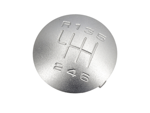 Gear knob insert Alloy engraved for Porsche 987 / 997 - 99742407592, 99742498100 - GI997
