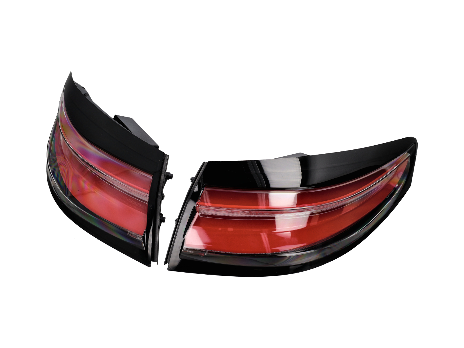 USED Rear Indicator Units, Full LED With Black Rim + LED Sequential Turn Signal, Black for Porsche 996 - 99663148500, 99763148600, 99663148602, 99663148502, 99663143301, 99663143401, 99663143303, 99663143403 - DP122-CR