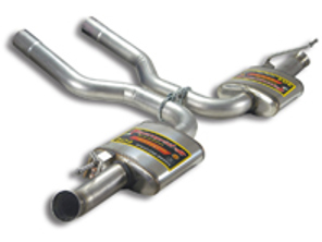 Exhaust Muffler / Silencer 'Racing' Rear Porsche Cayenne 957 Supersprint - 245106