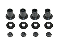 Seat headrest runners trim guides, Black. Porsche 911 / 912 - 90152119300, 00391125109, 90152119301