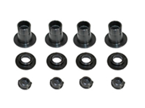 Seat headrest runners trim guides, Black. Porsche 911 / 912 - 90152119300, 00391125109, 90152119301