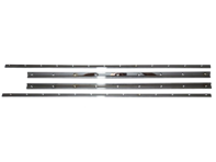 Aluminium Door Sill Threshold kit. Porsche 356 Speedster / Roadster 1950 - 1965 - 64455111700, 64455111900, 64455112000 - 644.551.117.00