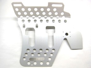 Rennline Aluminium Floor Board. Driver Side. Porsche 911/912 TARGA / CABRIO - F02