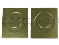Battery box rear wall (2 piece). Porsche 356 (1950-55) - 64450103600 - P114, PP114