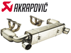 Akrapovic Evolution Titanium Exhaust System (400 CPSI Cats) for Porsche 996 Turbo 2000-05