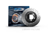 Brake Disc Rotor Rear, Light Weight, 380x30mm. Porsche 718 (982) Cayman GT4 RS 2019>> - 9GT615601B, 9GT615601E, 9GT615602B, 9GT615602E - PRL42587, PRR42687