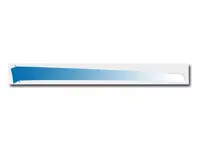 Decorative foil, rear, in Riviera Blue for Porsche 996 GT3 RS - 99655933593, 99655933693, 99655933591, 99655933691