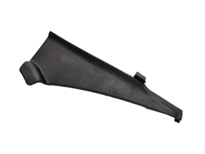 Engine Bay Sound Absorber Trim Cover, Front Side, Satin Black. Porsche 9PA1 Cayenne (957) 2007-10 - 95550433, 9555043310101C, 9555043320101C