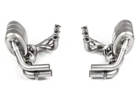 Akrapovic Evolution header set (Titanium). Porsche 991.2 GT3 RS / Speedster  2019>> with OPF/GPF filter - 9GT254400B, 9GT254400E, 9GT254450B, 9GT254450E