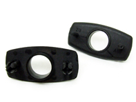Targa top handle rosette, Set of 2. Porsche 911 70-85 - 90156529945 - URO-010934, 1688000200