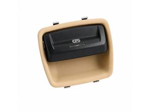 Electronic Parking Brake Control Switch, Luxor Beige. Porsche 970 Panamera 2009-16 - 970613251036W0, 970613251026W0