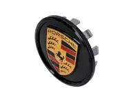 Wheel cap in Jet Black Metallic. Porsche Taycan / 971.2 Panamera - 9J1601151AC9X, 9J1601151A