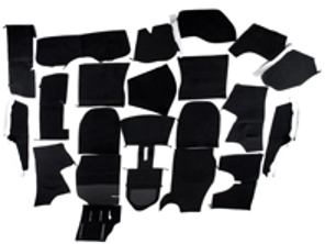 Complete interior carpet set for Porsche 911 74-84 Coupe RHD
