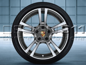 19' Turbo II Alloy Wheels & Winter Tyres Original Porsche for 997.2 Turbo - 99704460064