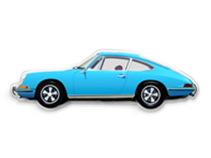 PORSCHE 911 S. Shaped Plexiglass