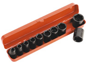 Sealey Impact Socket Set 10pc 1/2'Sq Drive Metric