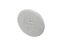 Wheel Cap 'Fuchs' in Grand Prix White - embossed crest for Porsche