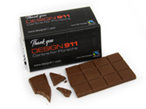 Design911 Fairtrade luxury chocolate bar 80g