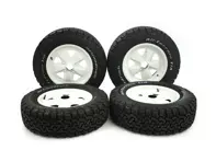 Safari 16' white wheel and tyre set for 911 78-89