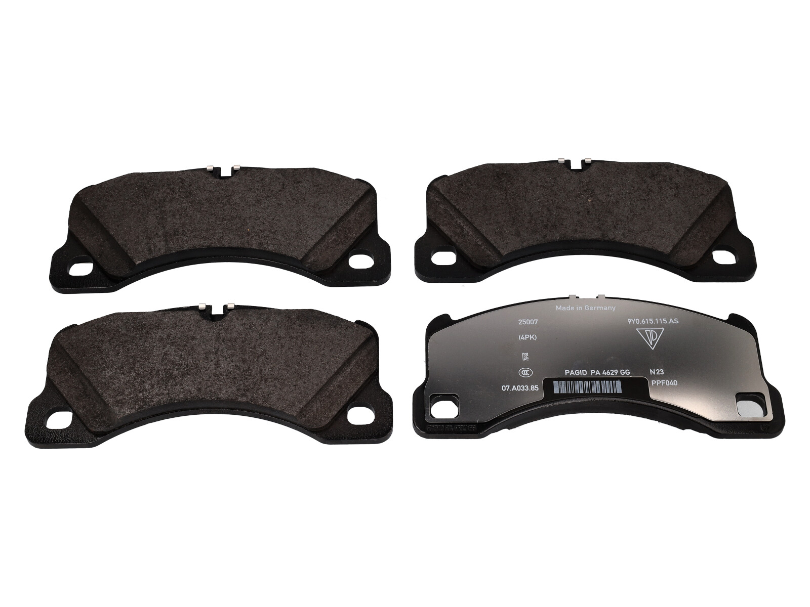 Porsche Cayenne Brake pads Front 9Y0698151AS 9Y0698151AS Design 911