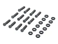 Rocker arm adjuster and securing nut set. Porsche 911 1965-89 / 964 / 914 - 90110537002, 99903400500