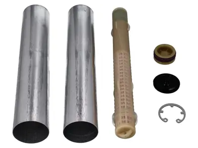 Air conditioning (Air Con) receiver dryer desiccator. Porsche 970 Panamera - 97057364100, 97057311101